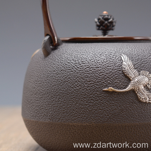 Japanese teapot suit Flying Goose